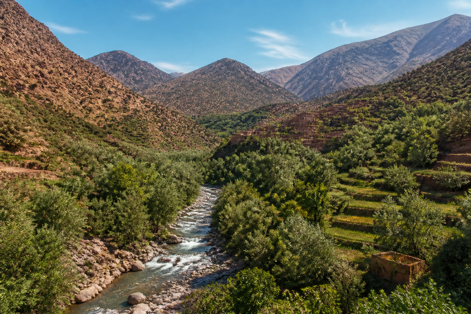 Ourika Valley Atlas mountains