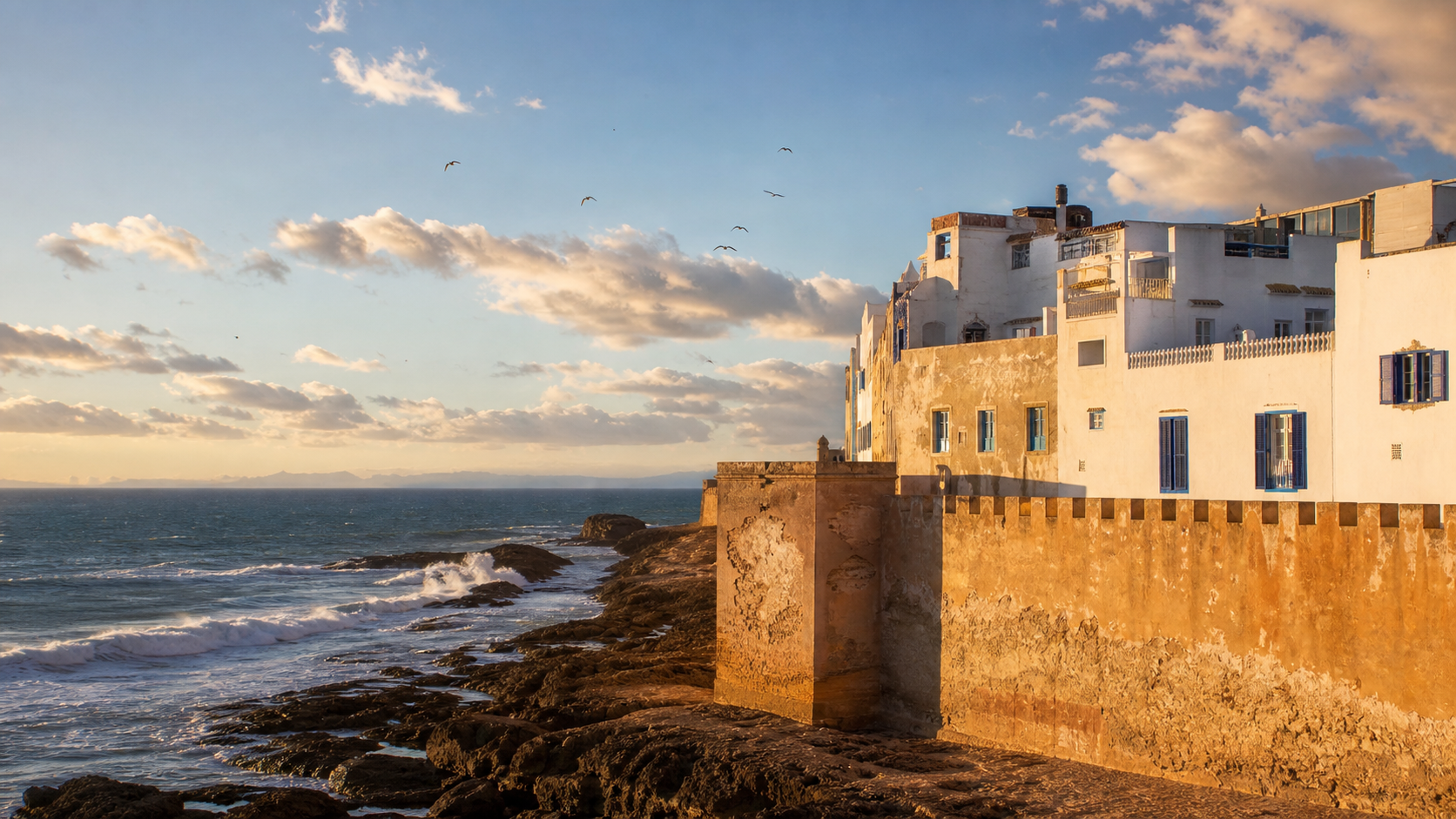 Atlantic ramparts and coastal medina on the Grand Morocco route